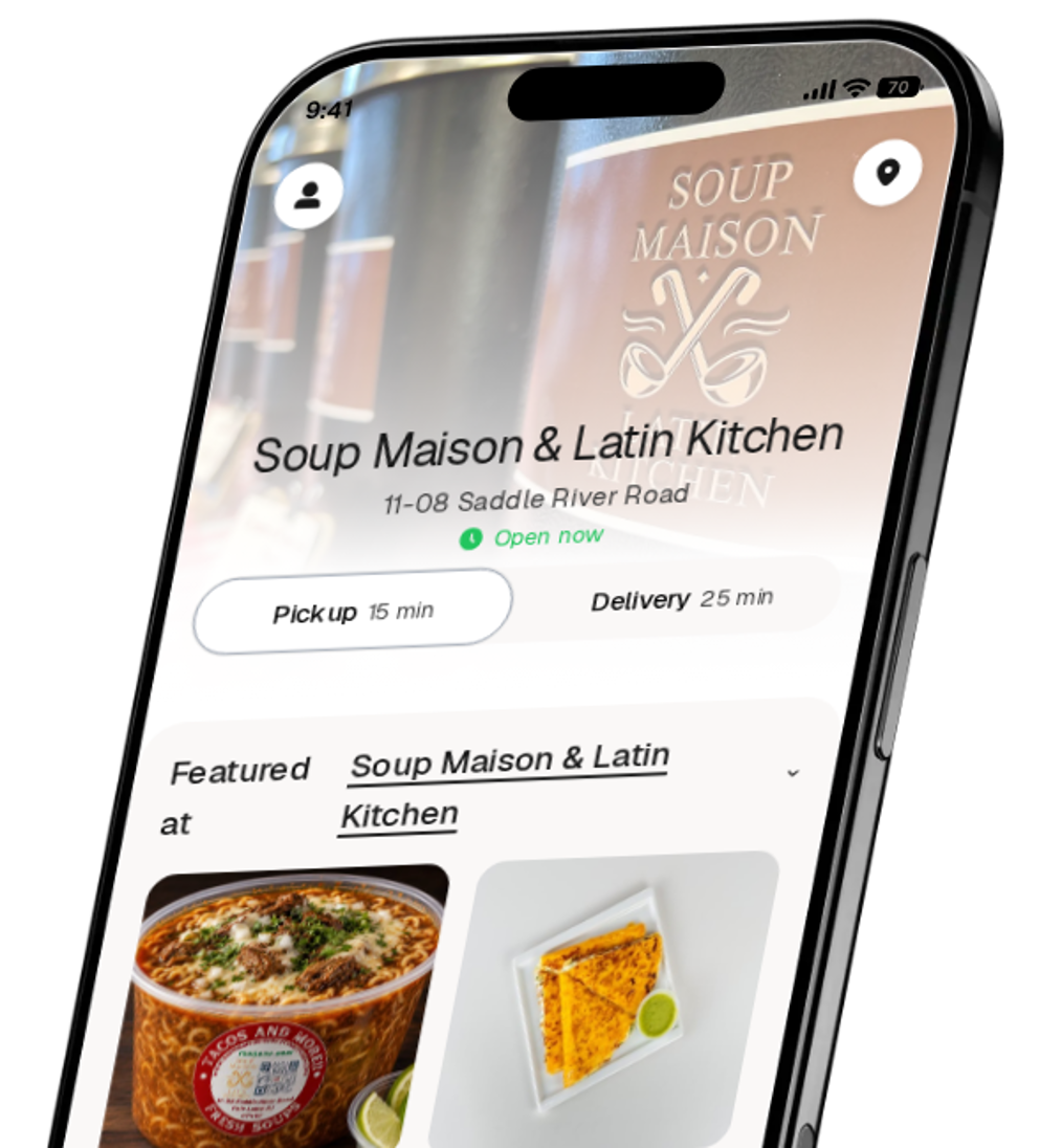 Soup Maison & Latin Kitchen app preview