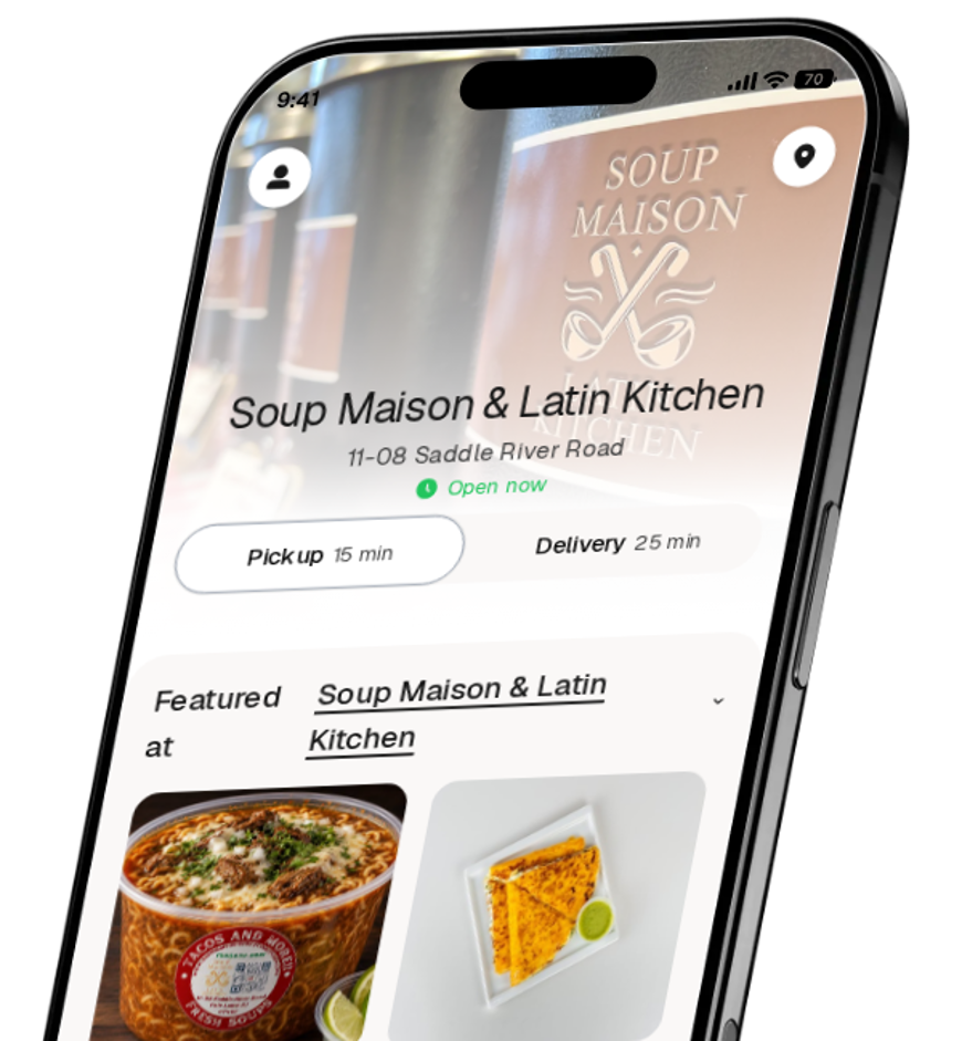 Soup Maison & Latin Kitchen app preview